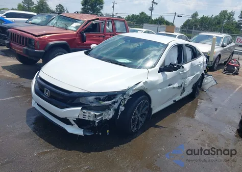 2021 Honda Civic Sport z USA, uszkodzony, nr VIN 2HGFC2F85MH545141